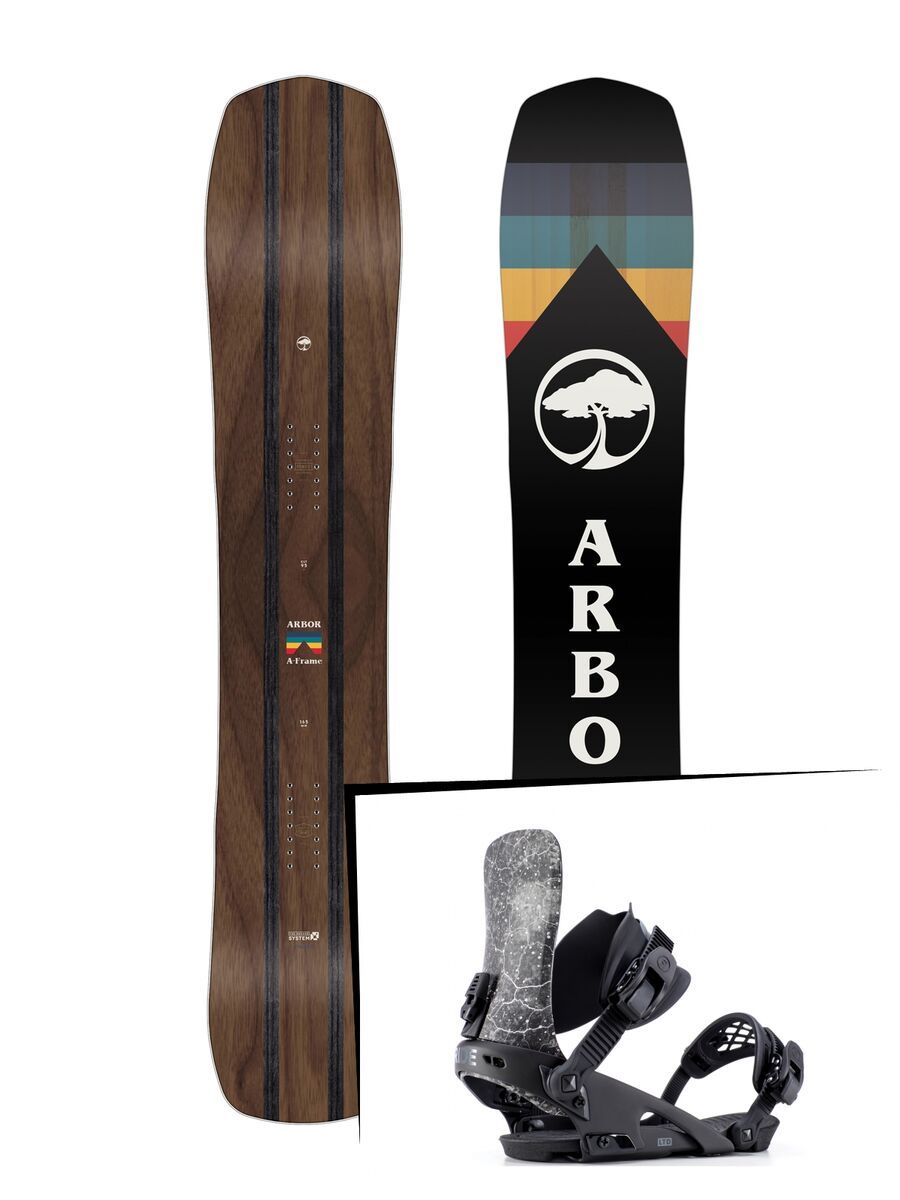 Set: Arbor A-Frame 2019 + Ride LTD black - Bild 1