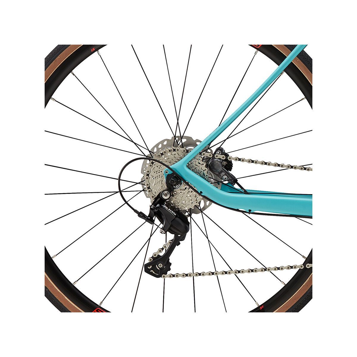 GT Grade Carbon Expert, satin washed turquoise w/ neon red & black - Bild 5