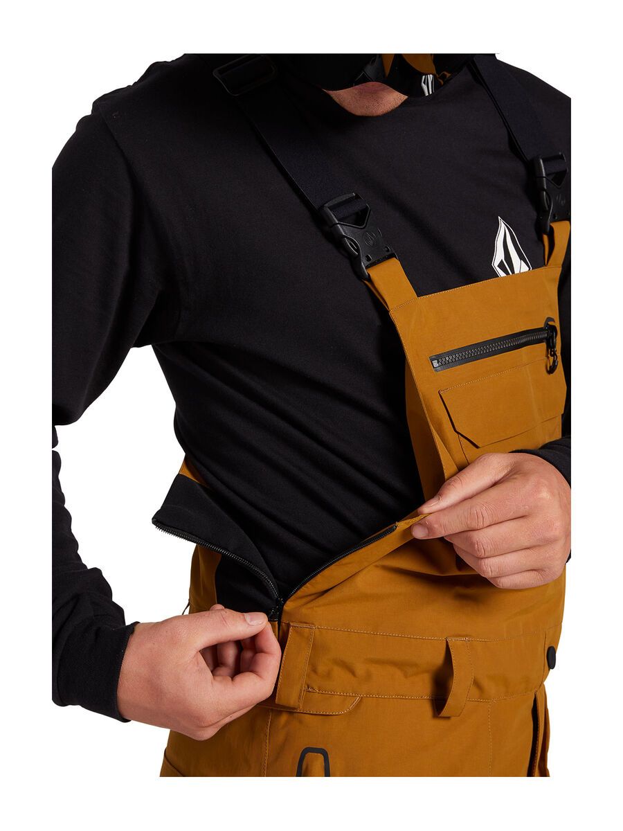 Volcom Rain GTX Bib Overall, caramel - Bild 6