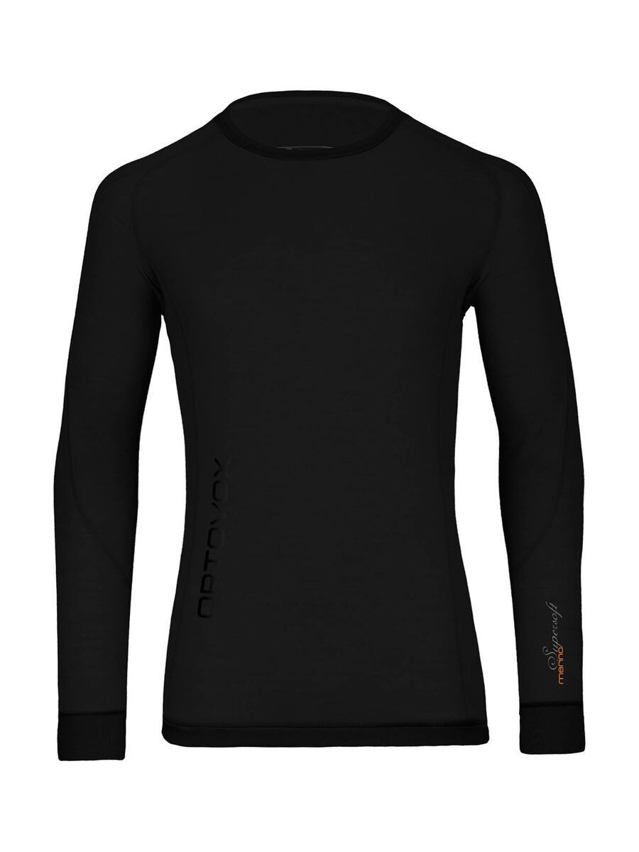 Ortovox Merino Super-Soft Long Sleeve, black raven - Bild 1