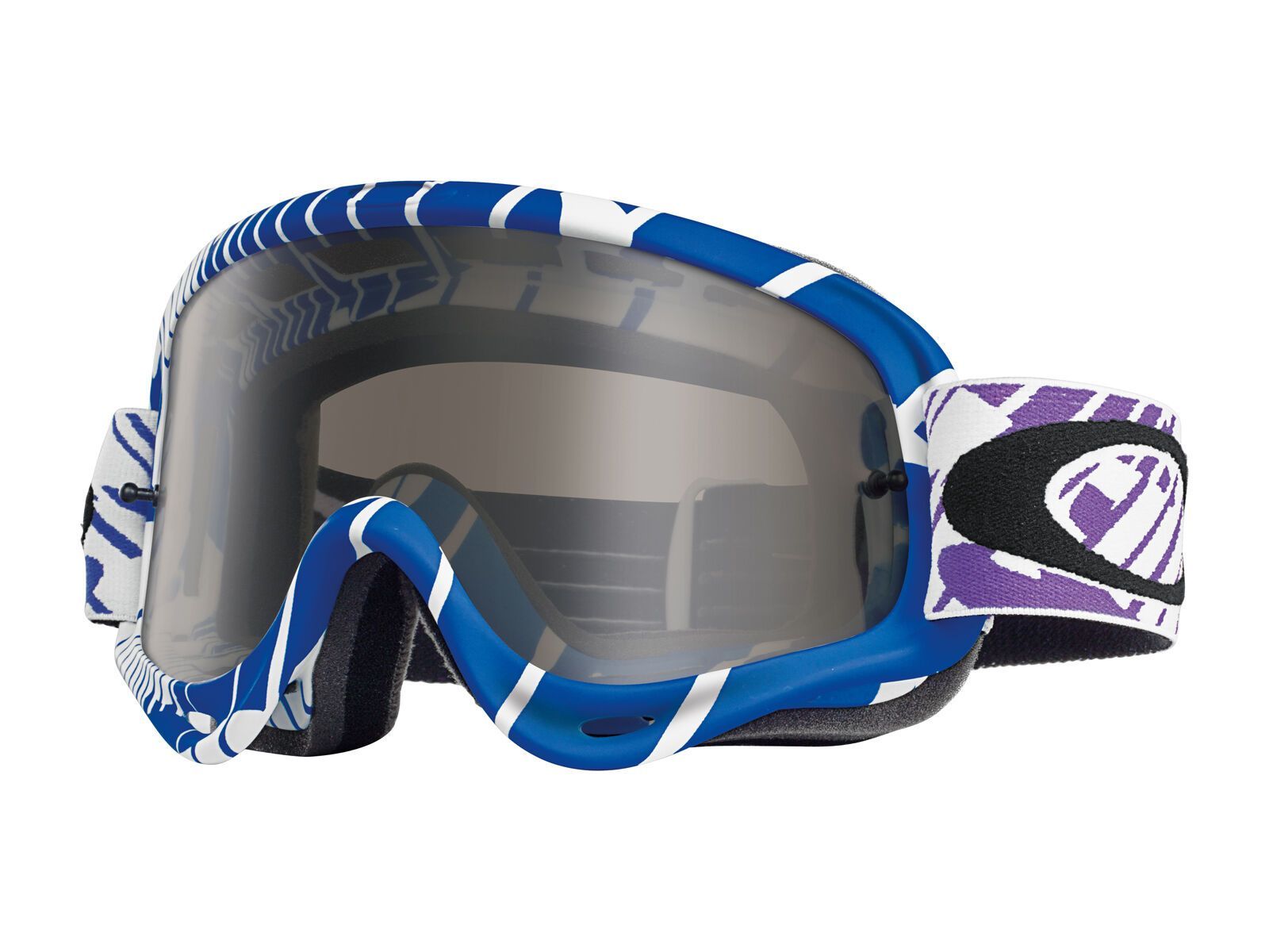 Oakley O Frame MX, skull rushmore white/purple/dark grey & clear - Bild 1