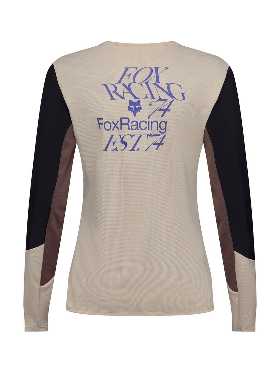 Fox Womens Defend Long Sleeve Jersey Park SE, chalk - Bild 2