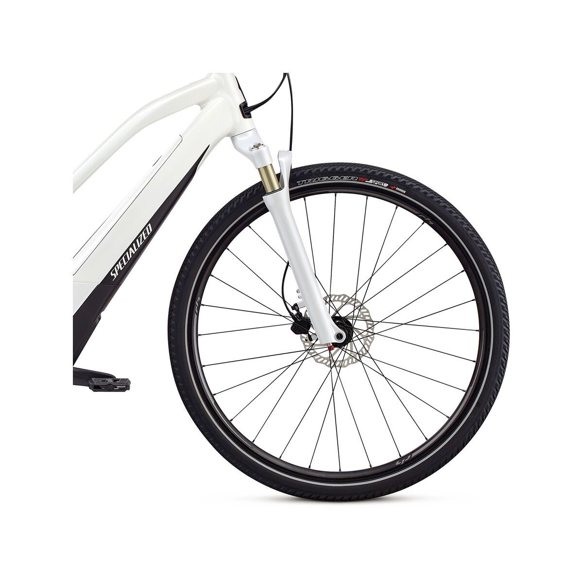 Specialized Women's Turbo Vado 2.0, satin metallic white silver/black - Bild 4