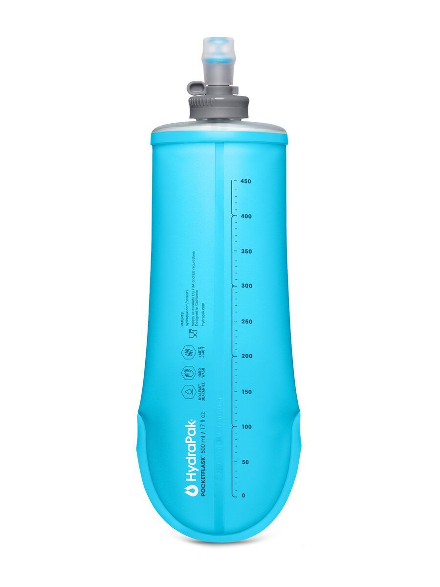 Hydrapak Pocket Flask 500 ml, malibu blue - Bild 2