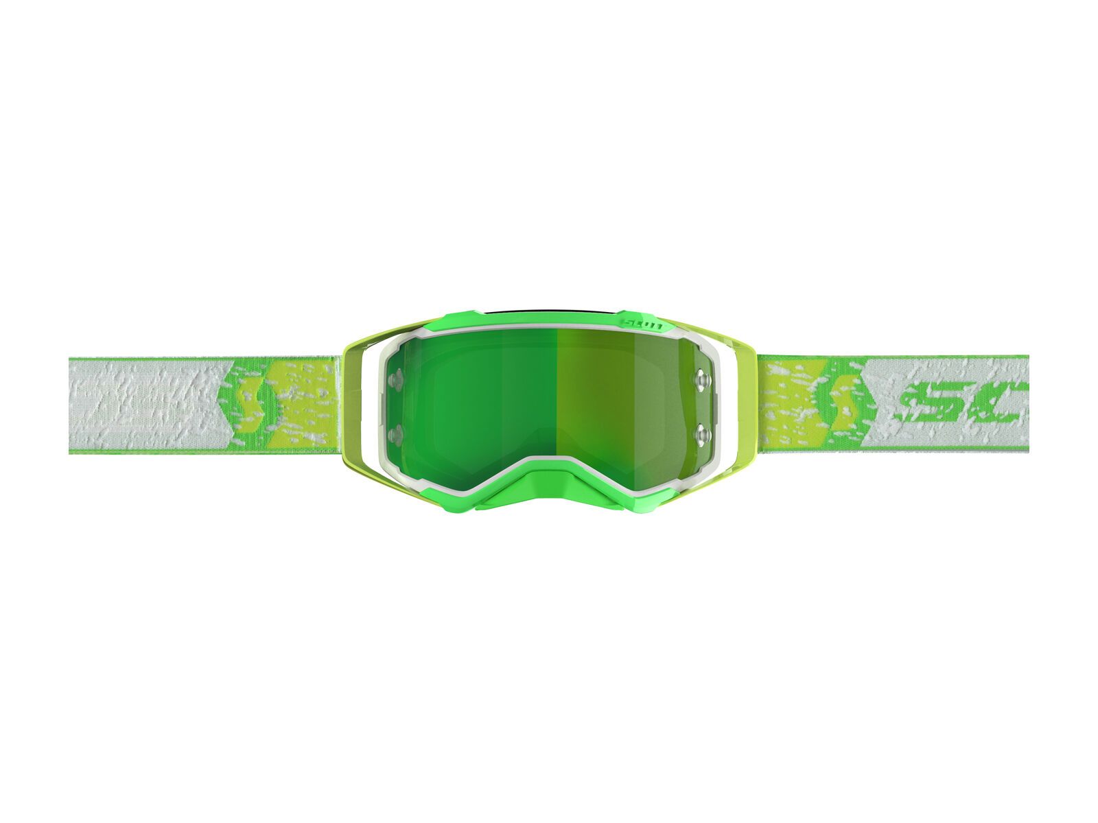 Scott Prospect Goggle Dean Lucas Signature Yellow Green Chrome Works, green - Bild 2