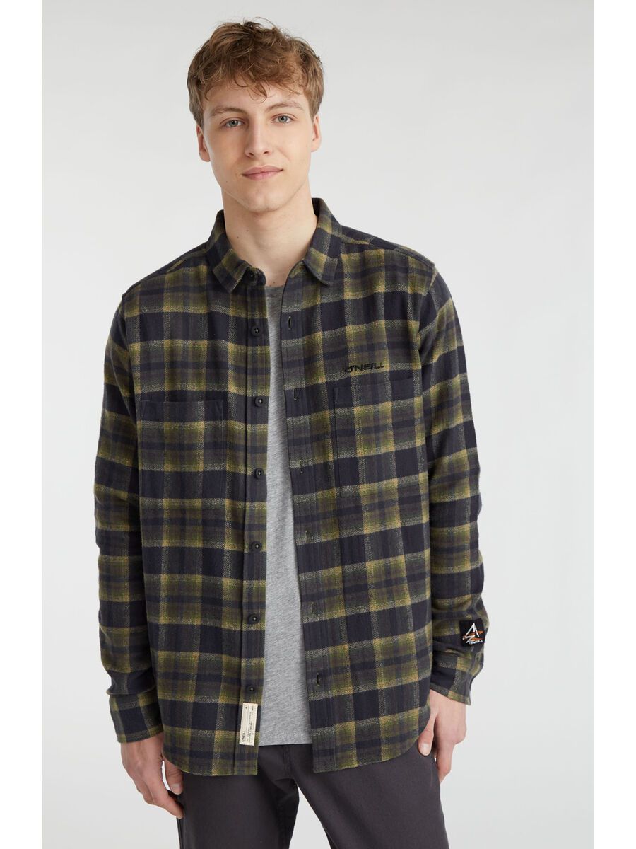 O’Neill TRVLR Series Flannel Check Shirt, green shadow check - Bild 5