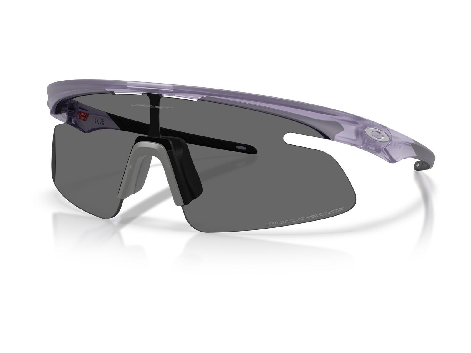 Oakley RSLV Lite, Clear To Black Iridium Photochromic / matte trans lilac - Bild 8