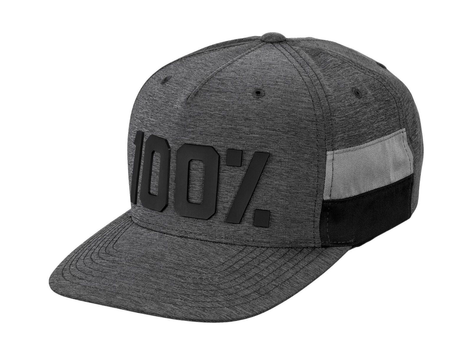 100% Frontier Snapback, heather grey - Bild 1