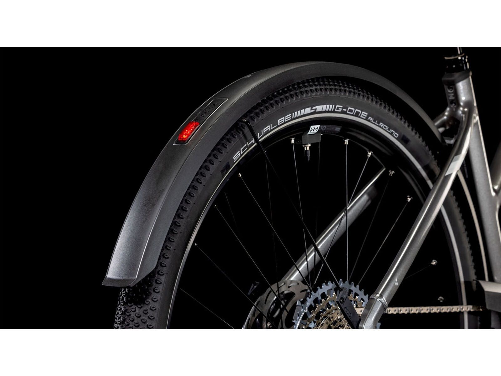 Cube Nuride Hybrid SLT 800 Allroad Trapeze, graphite´n´fossil - Bild 5