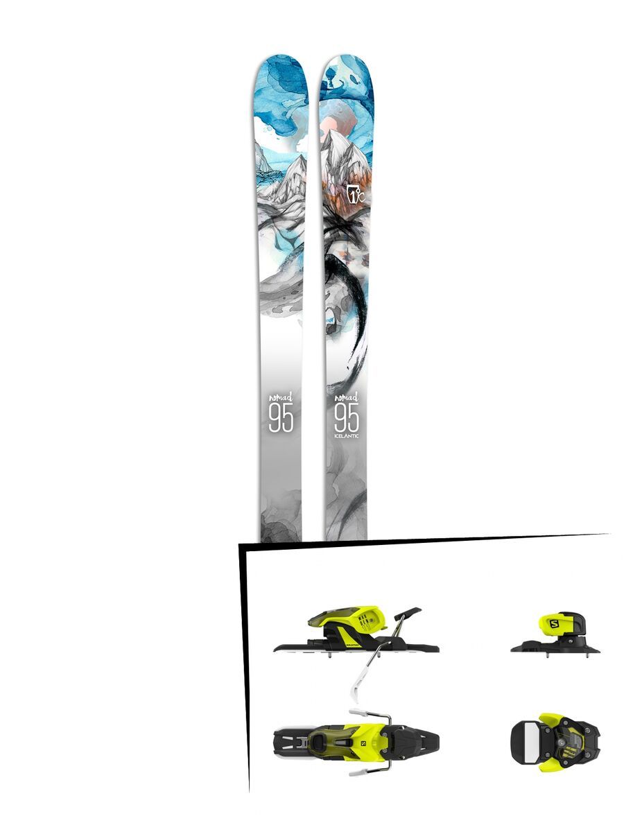 Set: Icelantic Nomad 2017 + Salomon Warden 11 (1706224) - Bild 1