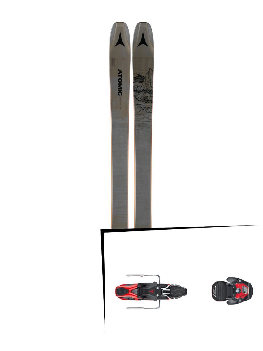 Set: Atomic Bent Chetler 100 2019 + Atomic Warden MNC 11 black/red - Bild 1