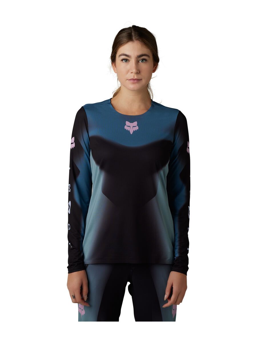 Fox Womens Flexair LS Jersey TS57, black - Bild 3