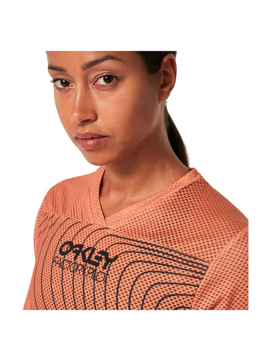 Oakley Wmns Factory Pilot RC SS Jersey, soft orange - Bild 8