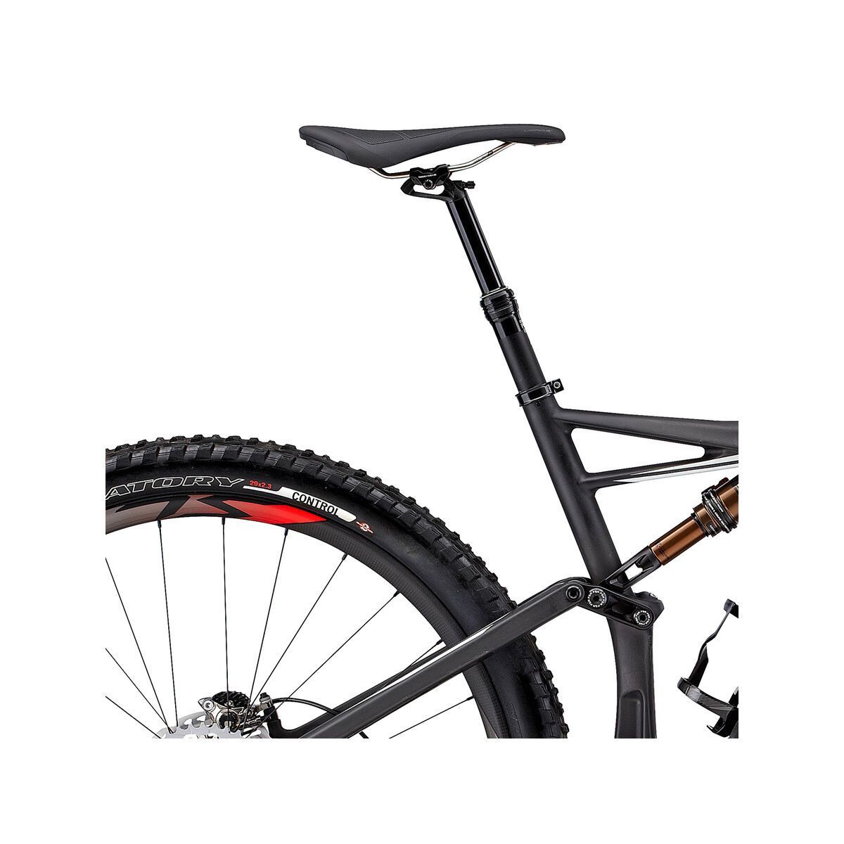 Specialized S-Works Stumpjumper FSR 29, satin/gloss carbon/dirty white/rocket red - Bild 5