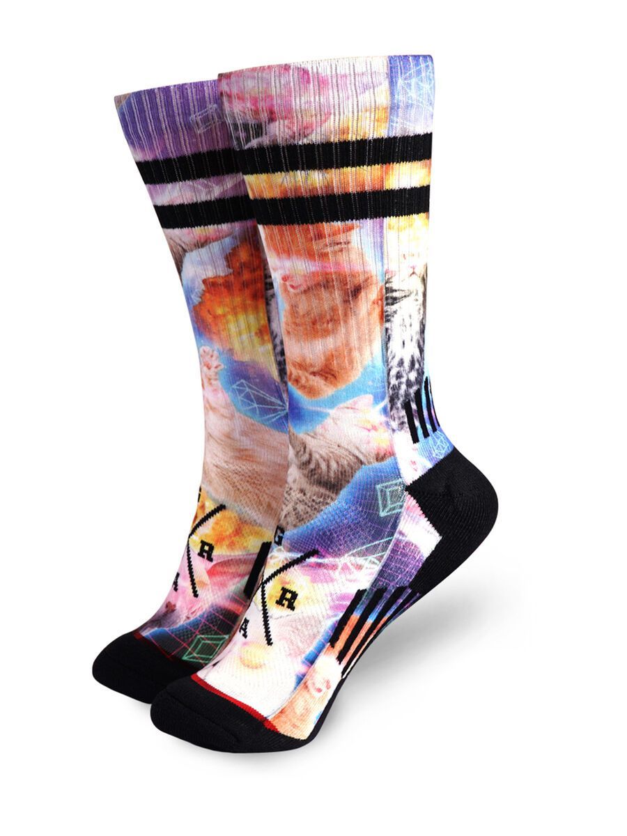 Loose Riders Technical Socks Catpocalypse, multicolor - Bild 1