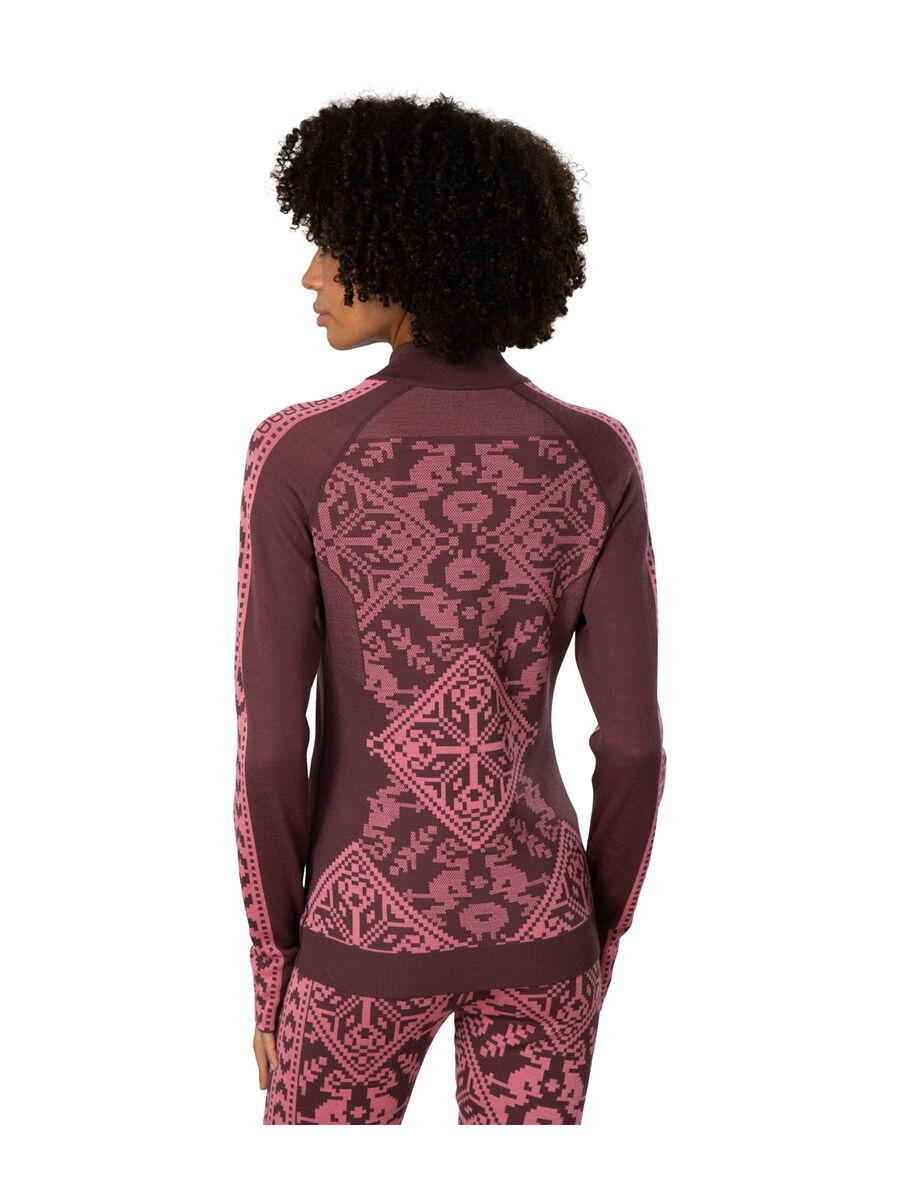 Kari Traa Saga Half Zip, cocoa powder - Bild 4