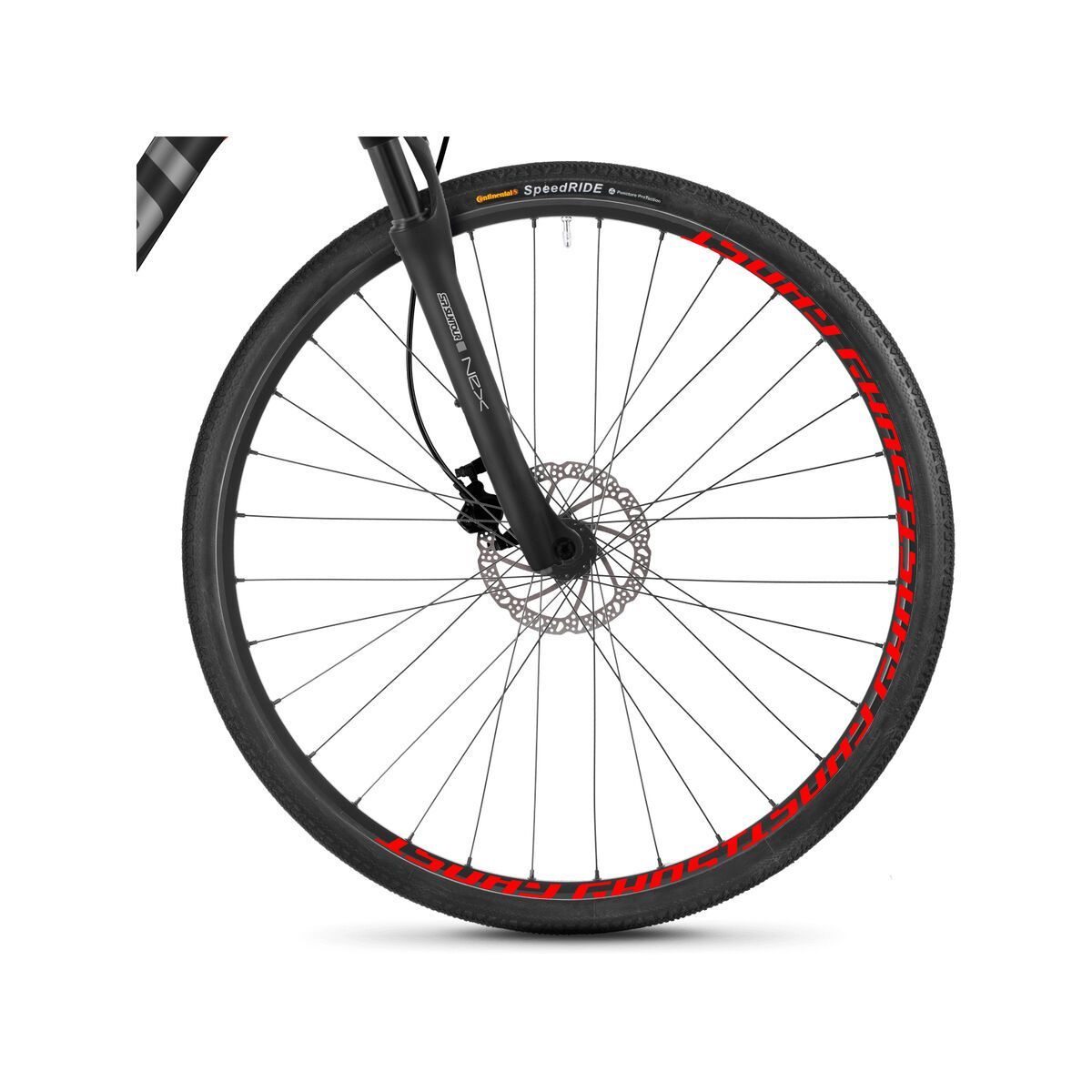 Ghost Square Cross 4.8 W AL, titanium gray/micro chip gray/neon red - Bild 2