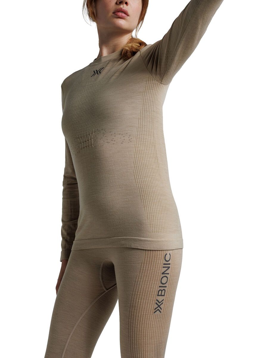 X-Bionic Mightywool Shirt LS Wmn, sand - Bild 13