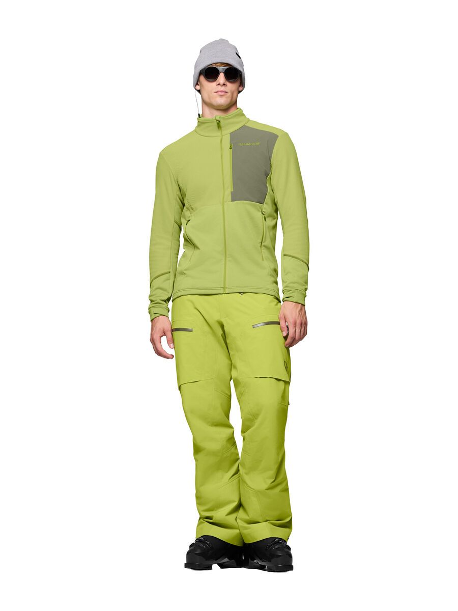 Norrona lofoten warm2 Jacket M's, dark citron/deep lichen green - Bild 4