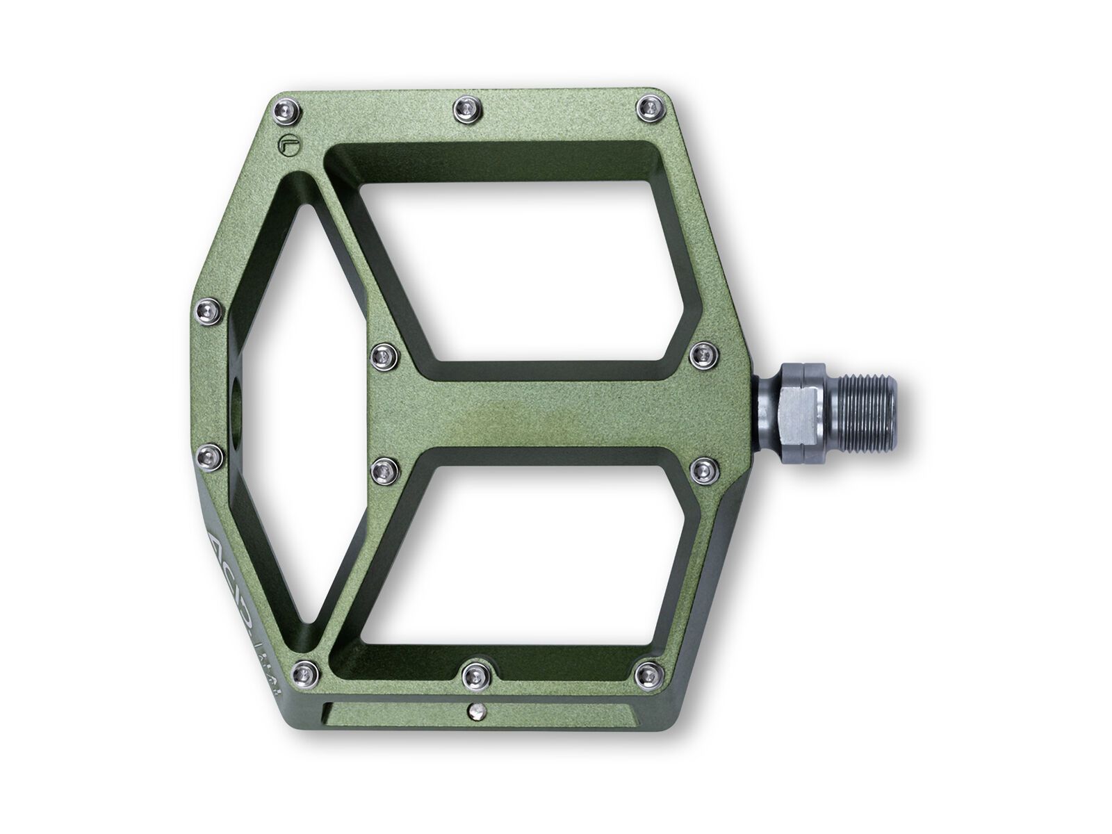 Cube Acid Pedale Flat A20, olive - Bild 1