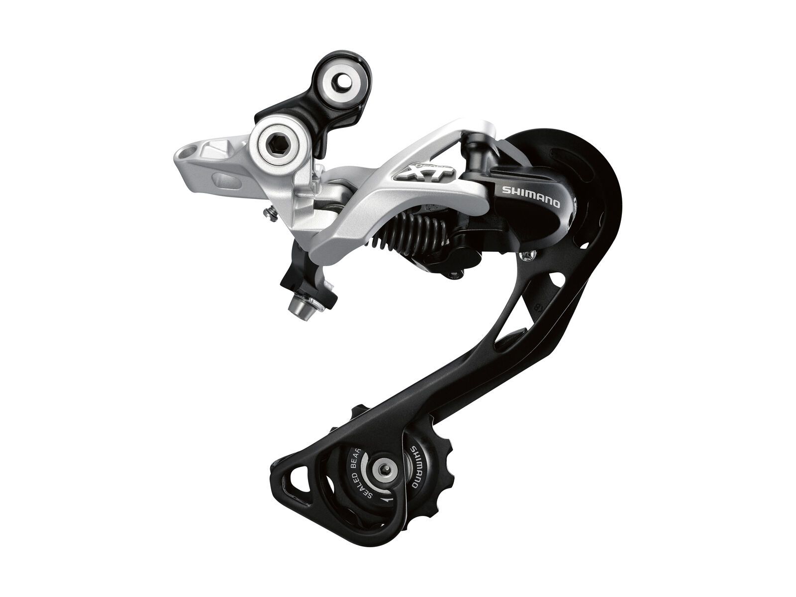 Shimano Schaltwerk Deore XT RD-M781 Shadow 10-fach - lang, silber - Bild 1