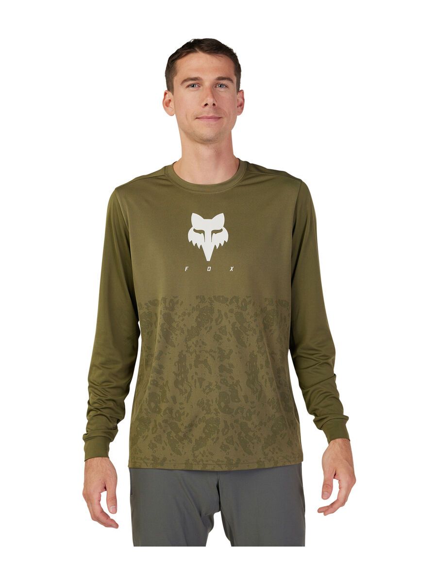 Fox Ranger Tru Dri LS Jersey, olive green - Bild 1