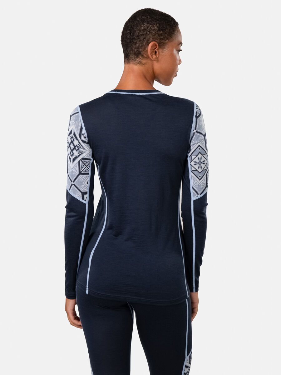 Kari Traa Eloise Long Sleeve Baselayer, dark navy blue - Bild 4