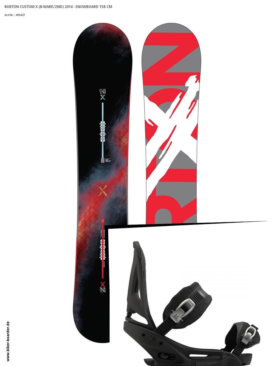 Set: Burton Custom X  +  Mission EST (494019S) - Bild 1