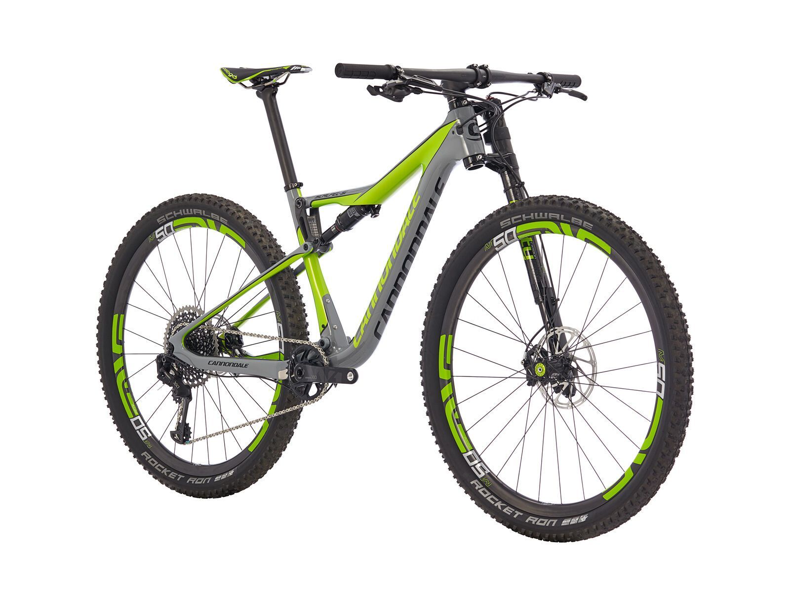 Cannondale Scalpel-Si Team 27.5, stealth gray w/ jet black and acid green - gloss (SGY) - Bild 2