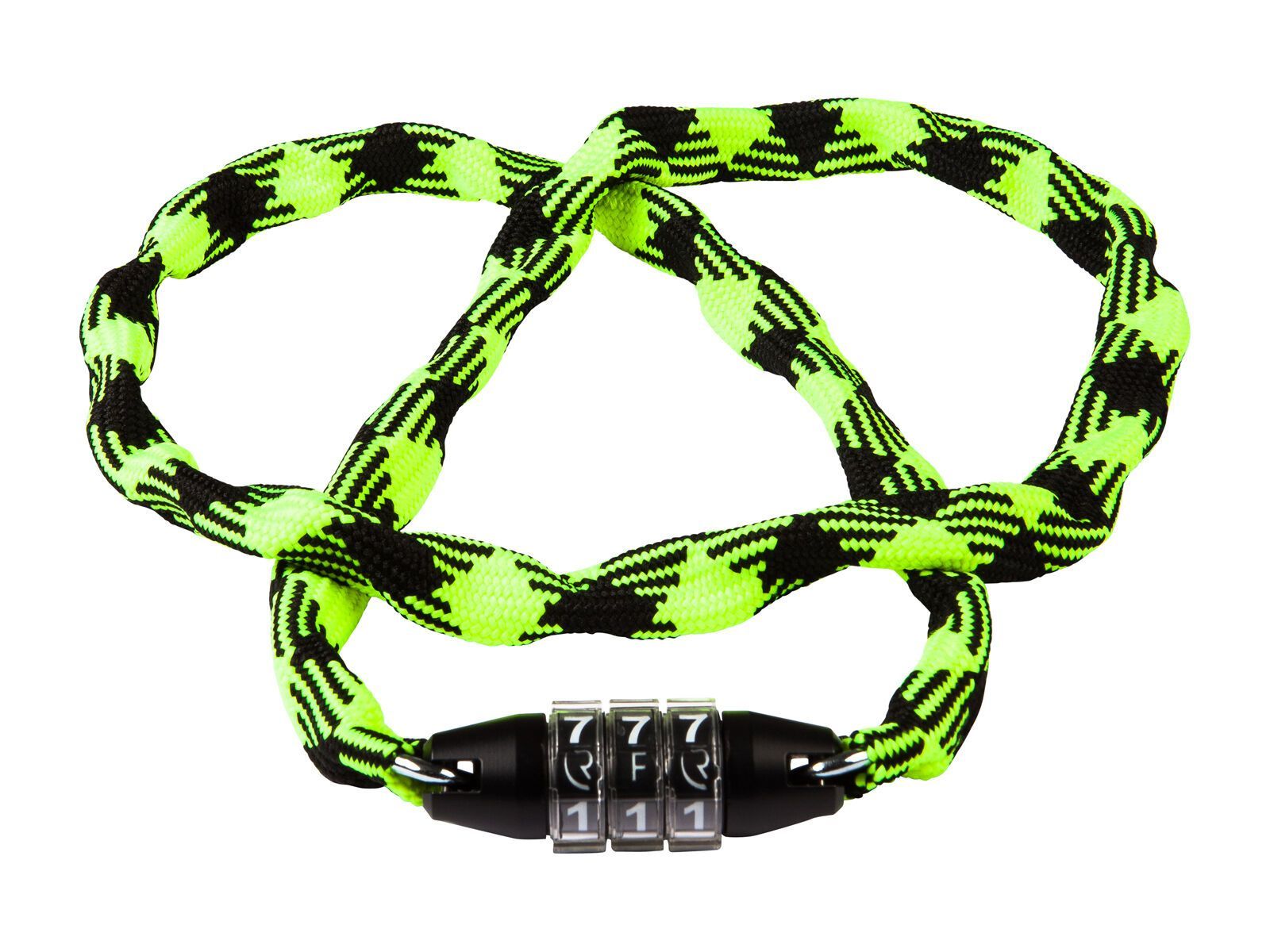 Cube RFR Zahlenkettenschloss Style CMPT, neon yellow´n´black - Bild 1