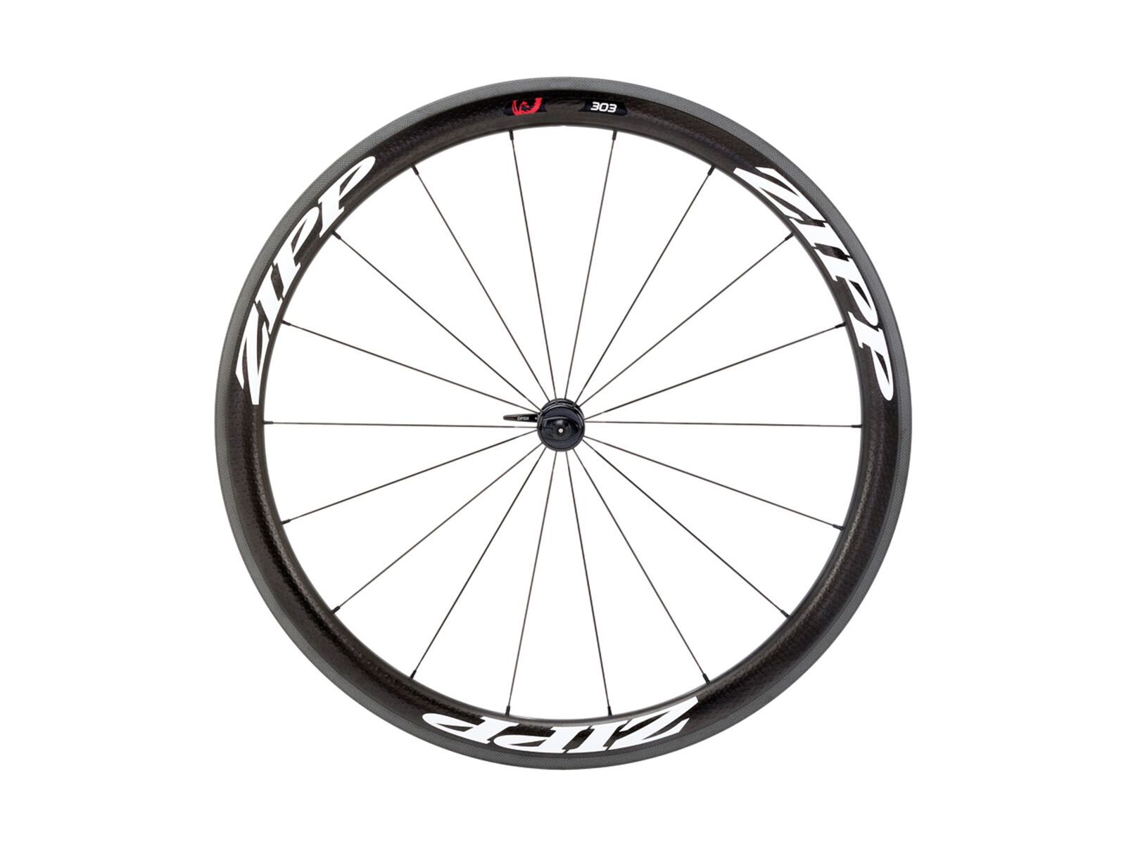 Zipp 303 Firecrest Carbon Clincher Disc Brake, schwarz / weisse Aufkleber - Bild 1