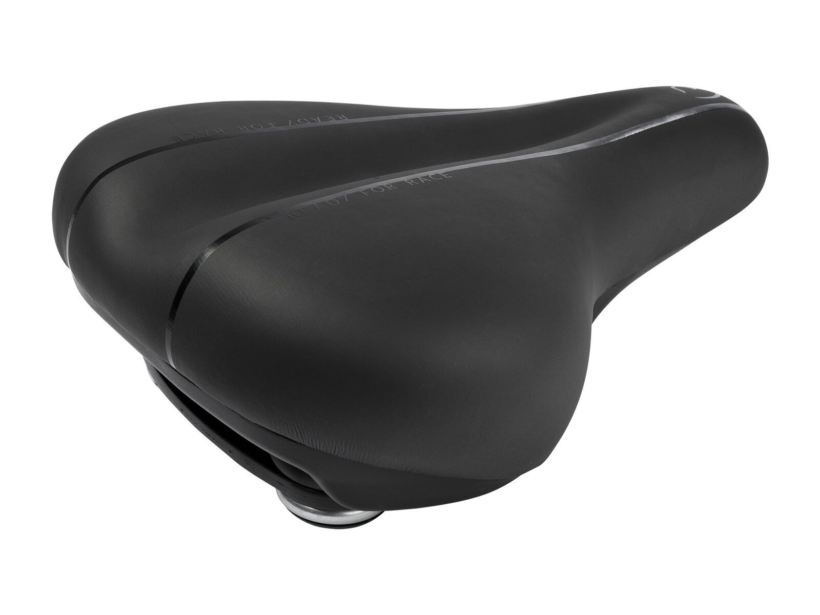 Cube RFR Sattel City Comfort D2 & Elastomere, black - Bild 4