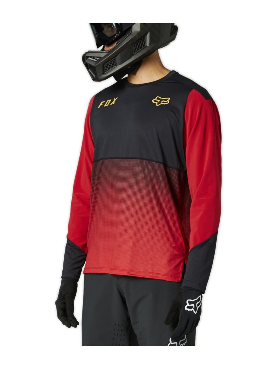Fox Flexair LS Jersey, chili - Bild 3