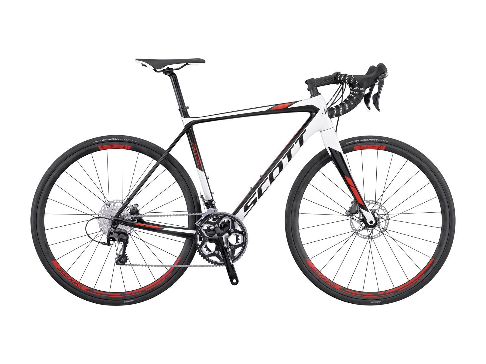 Scott Addict 30 Disc, black/white/red - Bild 1