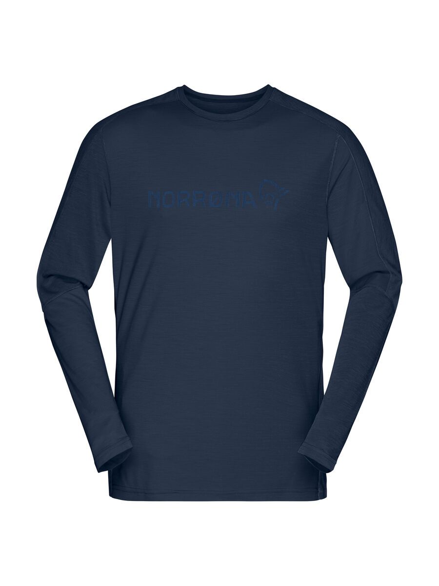 Norrona falketind equaliser merino round Neck M's, indigo night - Bild 1