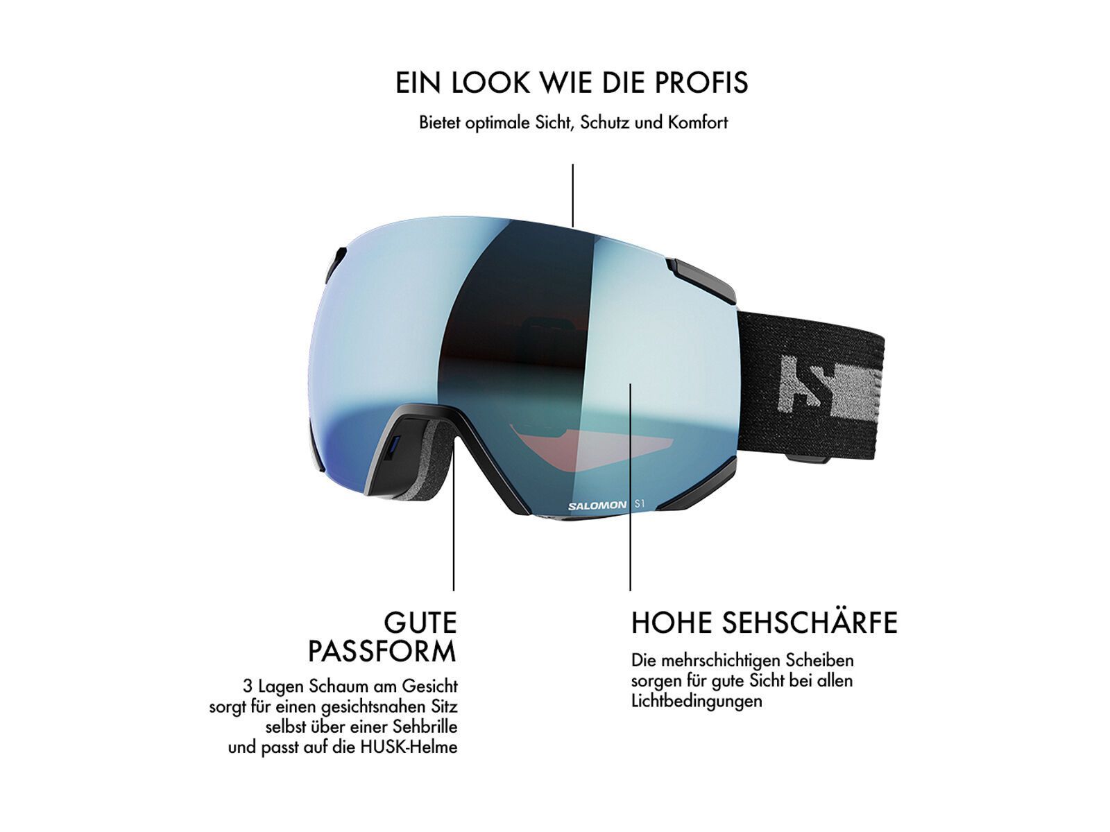 Salomon Radium ML - Light Blue, black - Bild 6