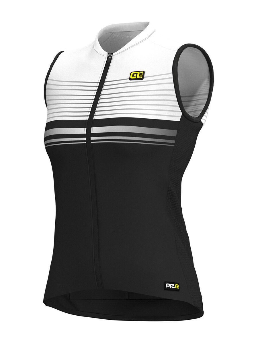 Ale Slide S/less Lady Jersey, black-white - Bild 1