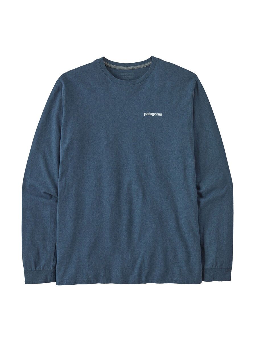 Patagonia Men's Long-Sleeved P-6 Logo Responsibili-Tee, utility blue - Bild 1