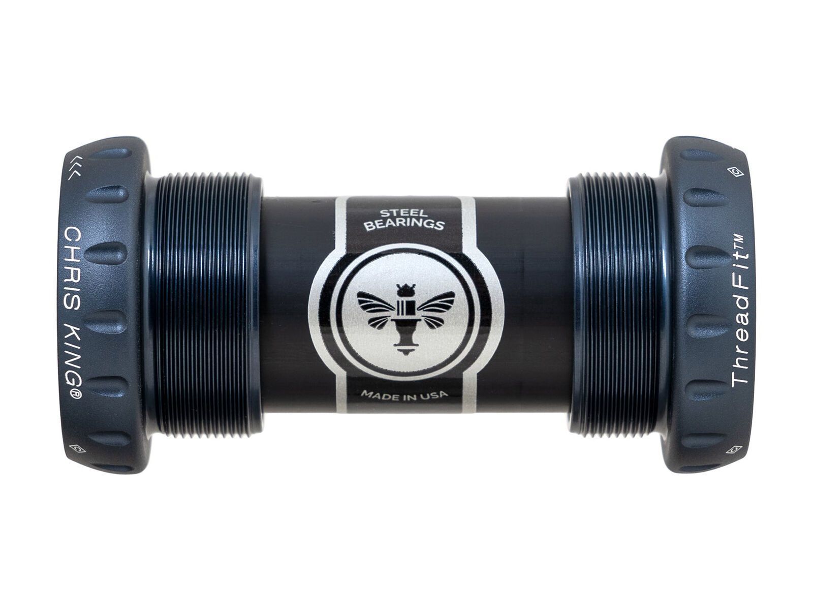 Chris King ThreadFit 24 - Edelstahl, midnight - Bild 1