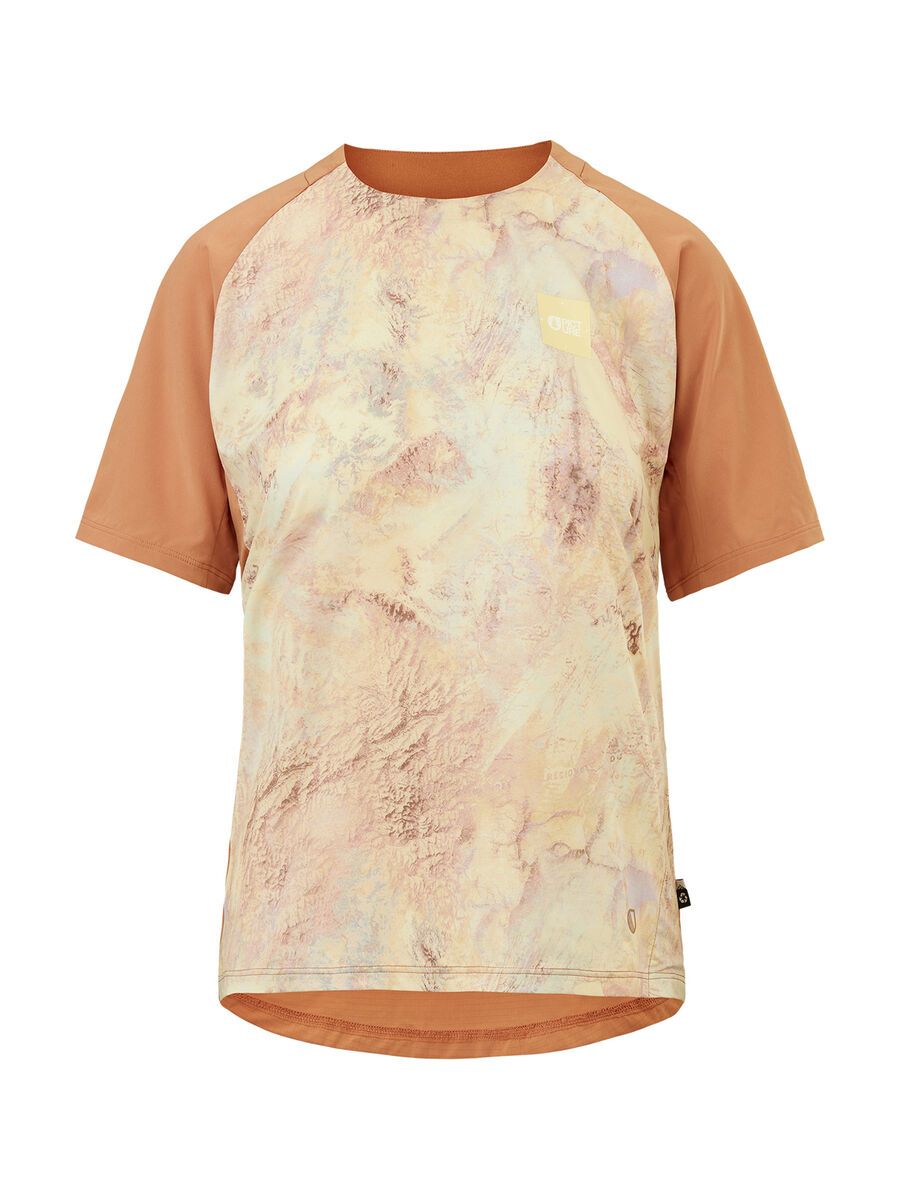 Picture Ice Flow Printed Tech Tee geology cream S WTS497-A-S