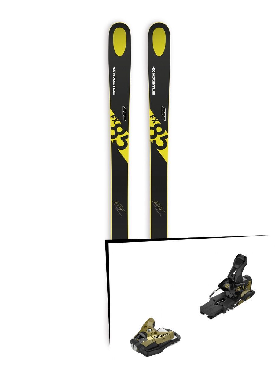 Set: Kästle FX85 HP 2019 + Salomon STH2 WTR 16 gold/black - Bild 1