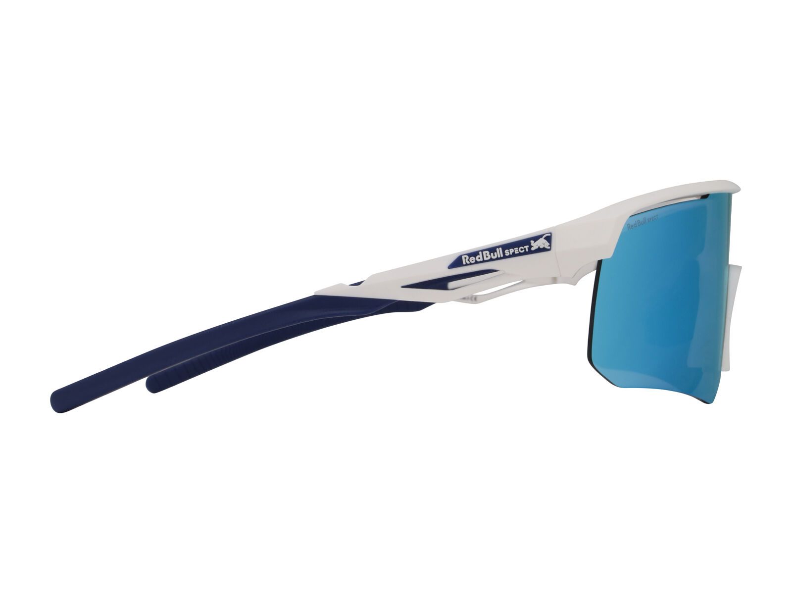 Red Bull Spect Eyewear Riddle, Smoke-Blue Mirror / matt white - Bild 2