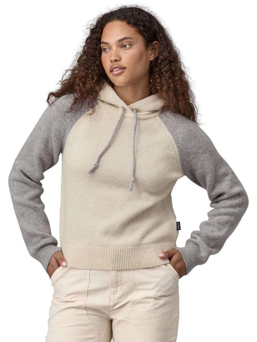 Patagonia Women's Recycled Wool-Blend Hooded Pullover Sweater, dyno white - Bild 2