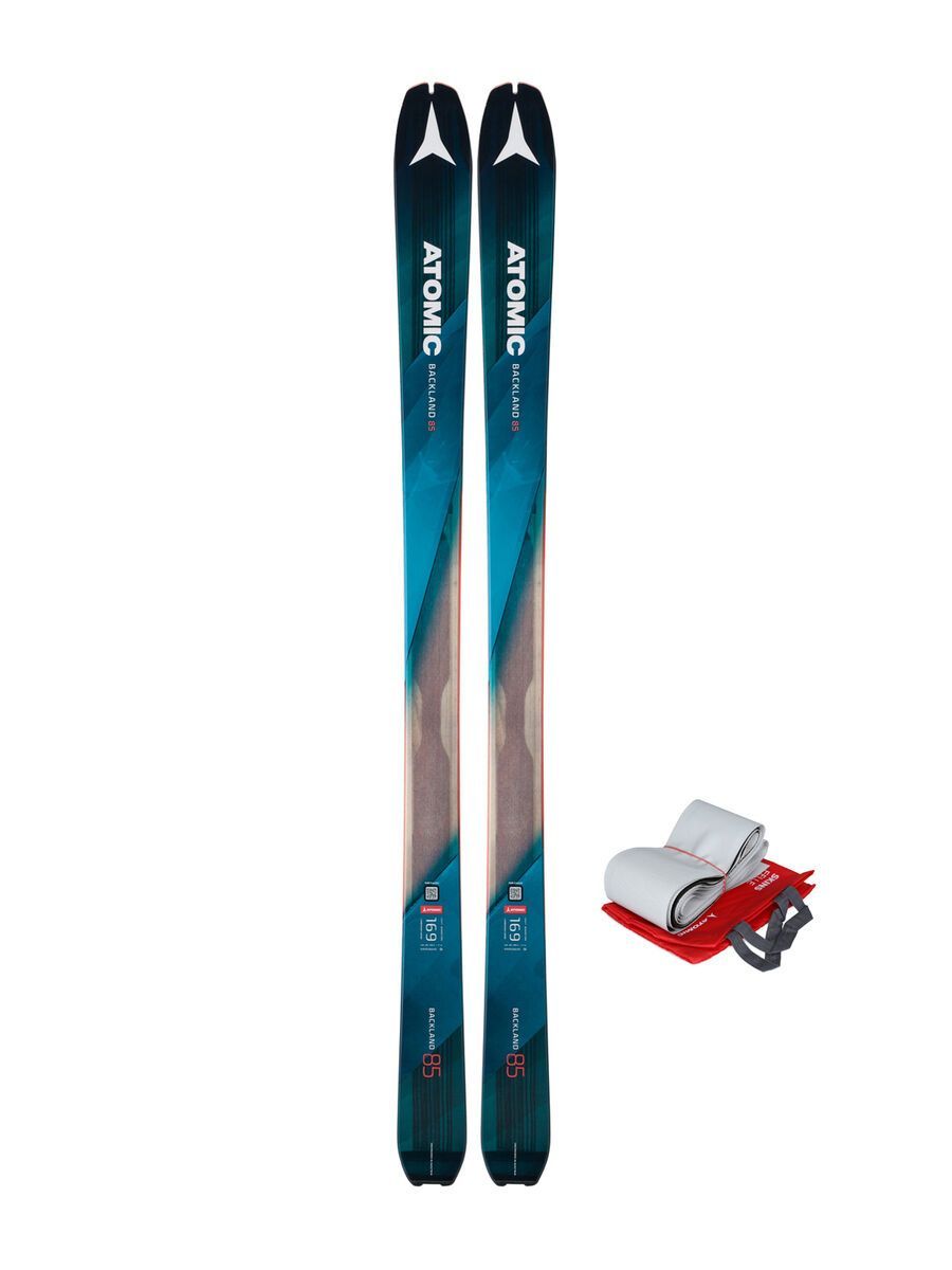Set: Atomic Backland 85 + Skin 2018 + Marker Alpinist 12 black/titanium - Bild 2