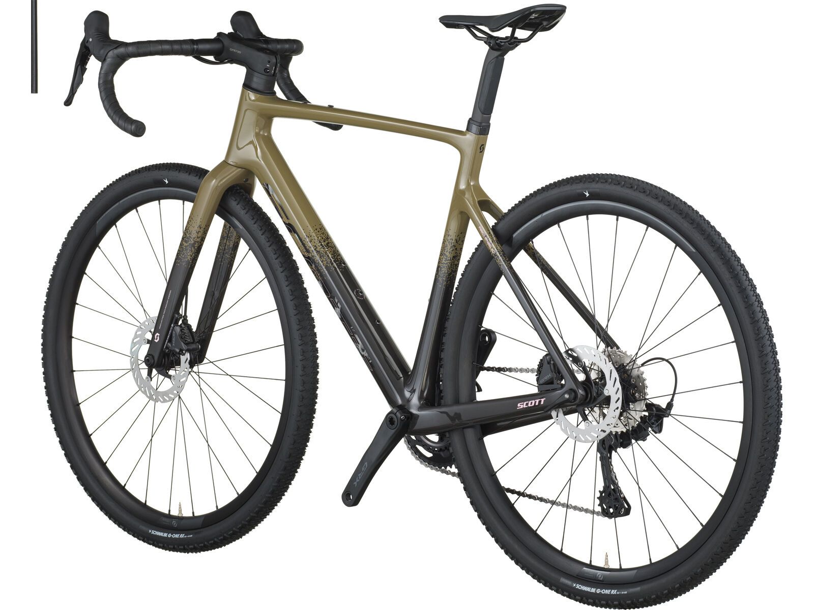 Scott Addict Gravel 40, kaki green/carbon black - Bild 3