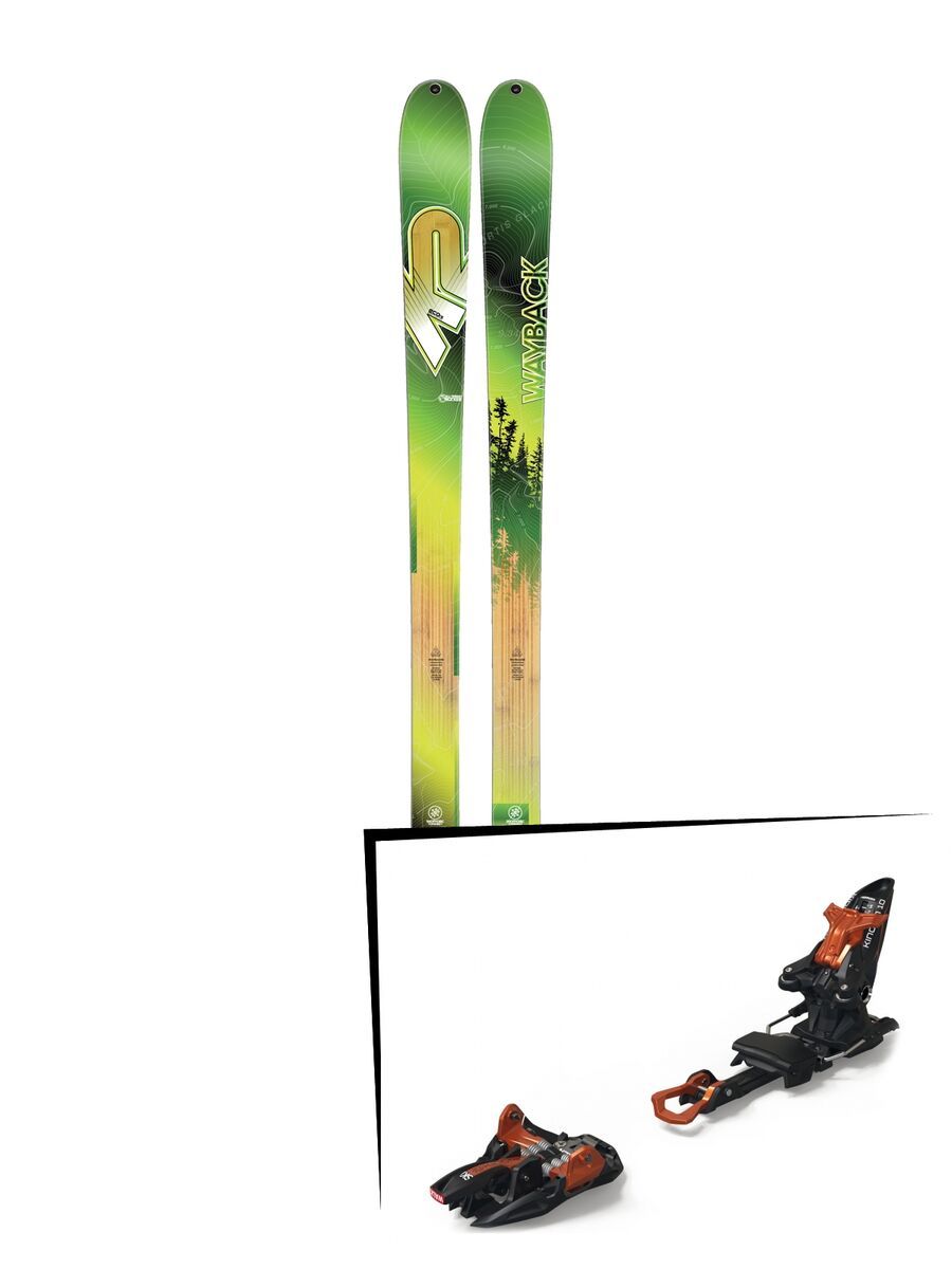 Set: K2 SKI Wayback 88 ECOre 2017 + Marker Kingpin 10 (2319333) - Bild 1