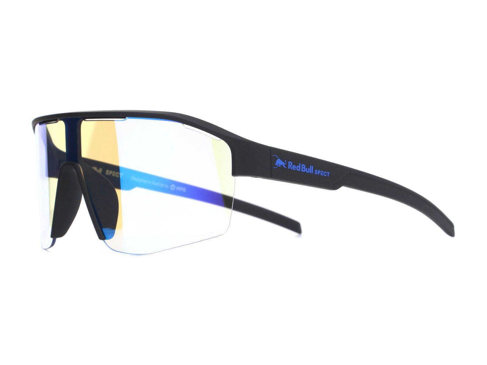 Red Bull Spect Eyewear Dundee Pro, Photochromic-Blue Mirror / soft touch black - Bild 4