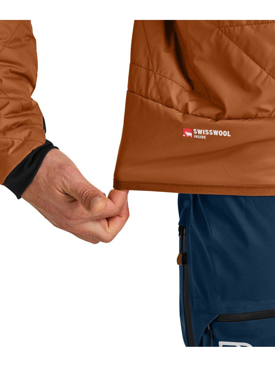Ortovox Swisswool Piz Boè Jacket M, black raven - Bild 4