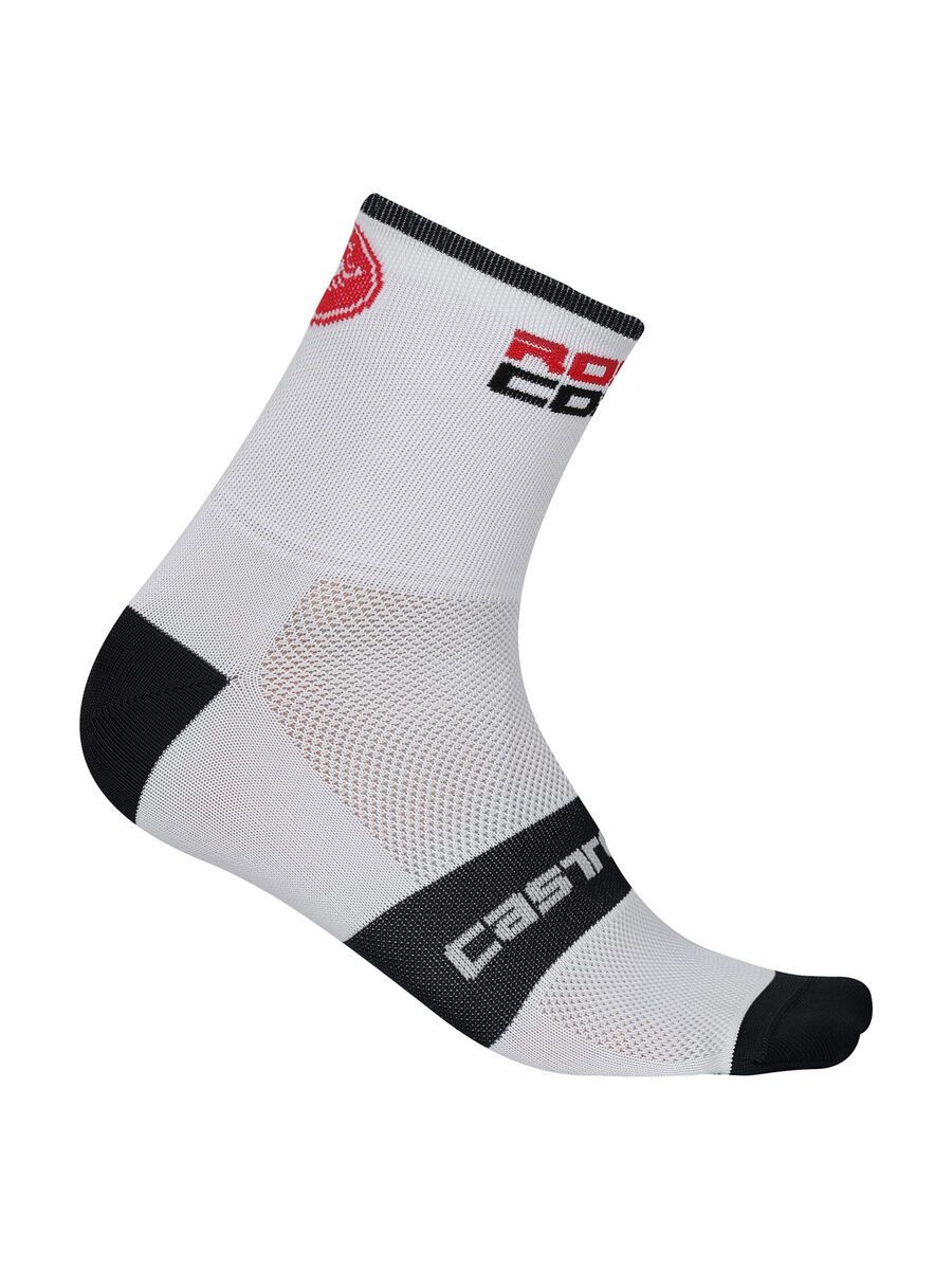 Castelli Rosso Corsa 13 Sock, white - Bild 1