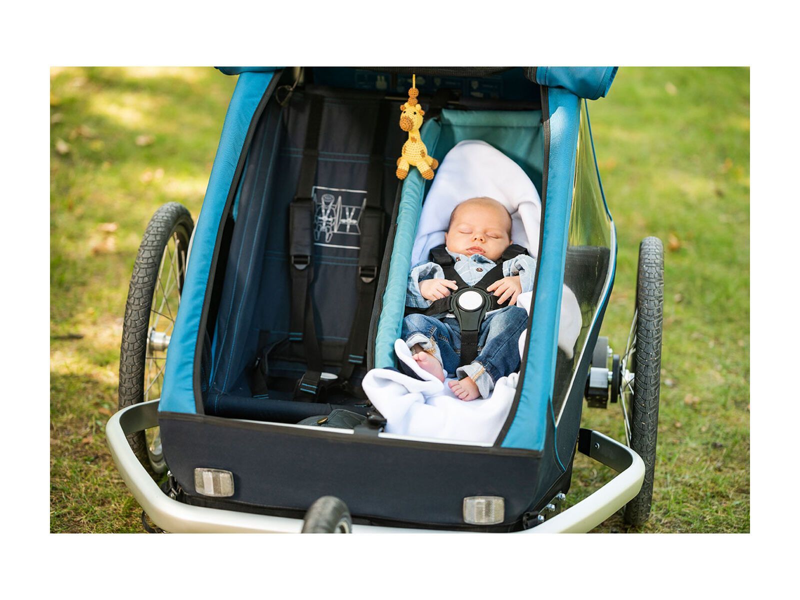 Croozer Kid Plus for 2, ocean blue - Bild 8